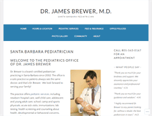 Tablet Screenshot of drjamesbrewer.com